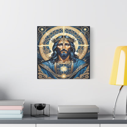 king of earth blue canvas