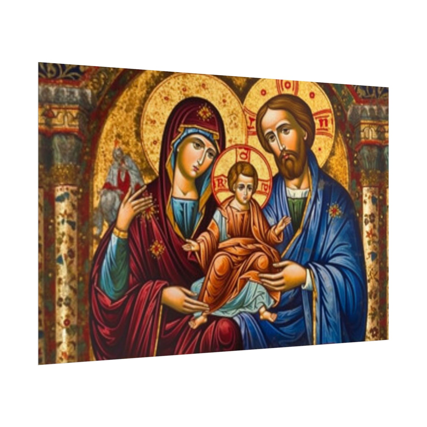 Jesus mary joseph poster (free shipping)