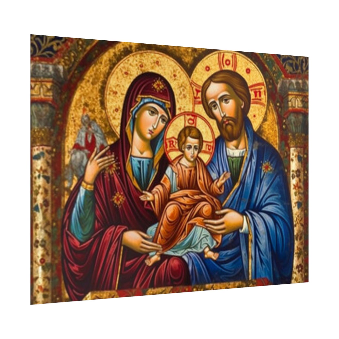 Jesus mary joseph poster (free shipping)