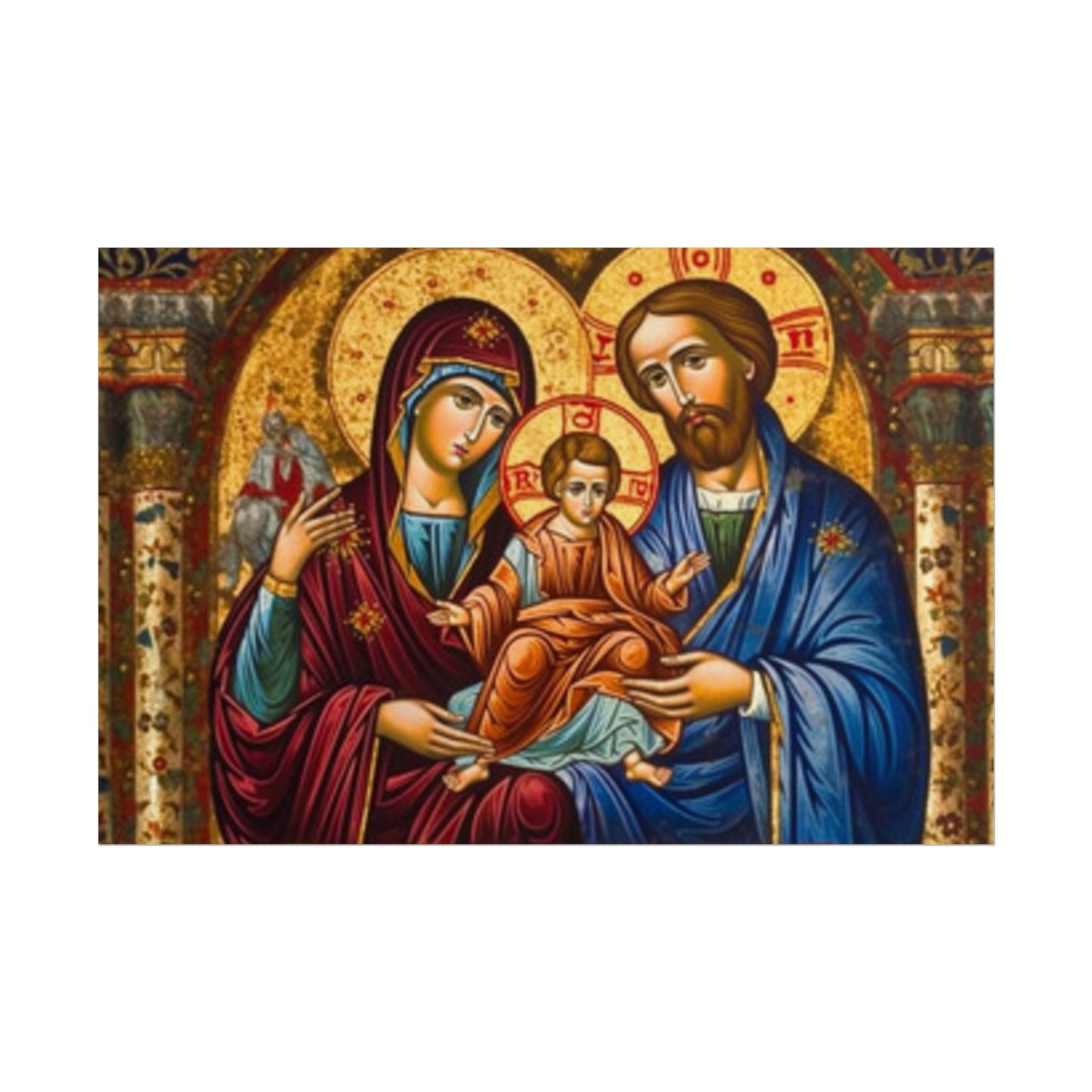 Jesus mary joseph poster (free shipping)