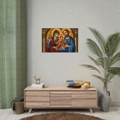 Jesus mary joseph poster (free shipping)