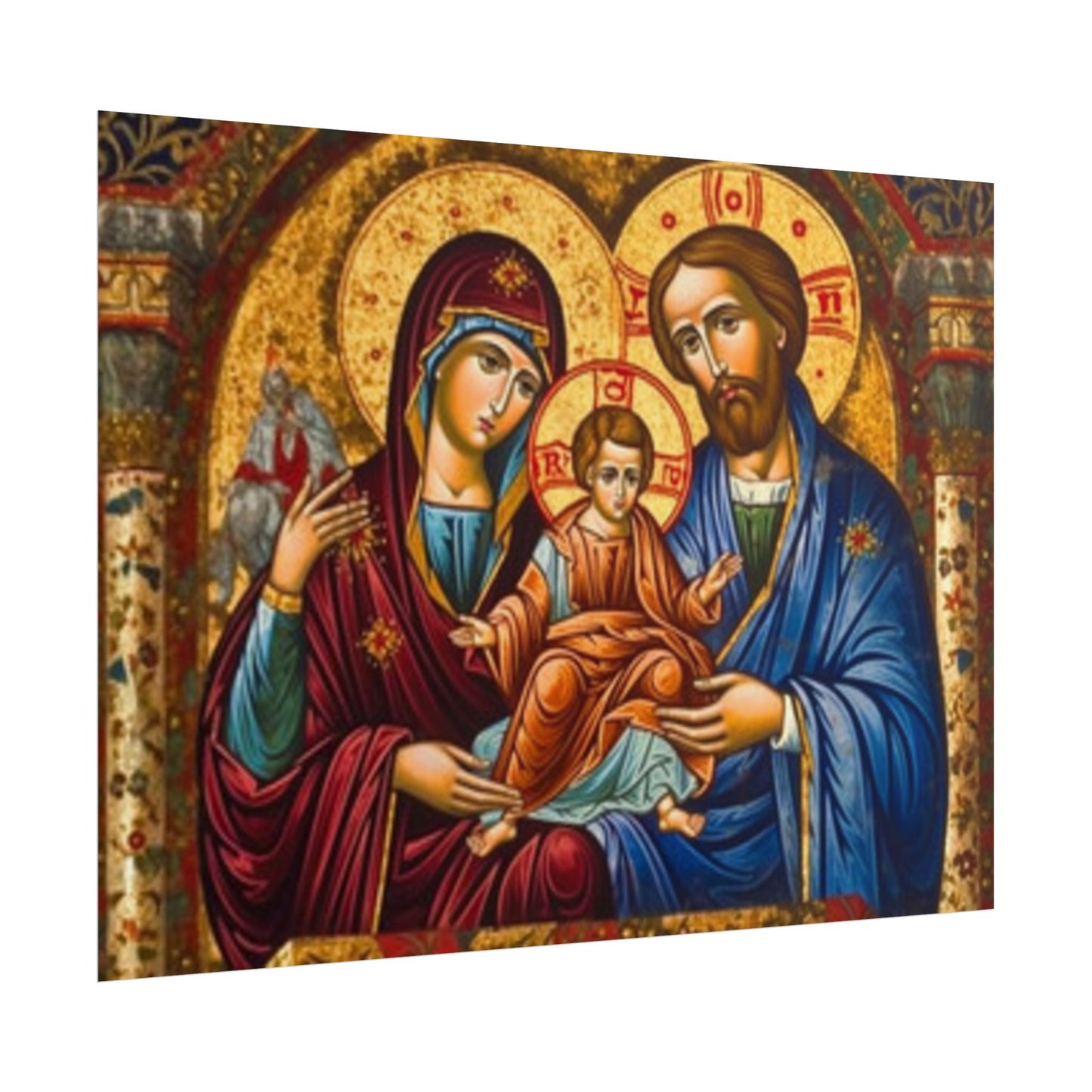 Jesus mary joseph poster (free shipping)