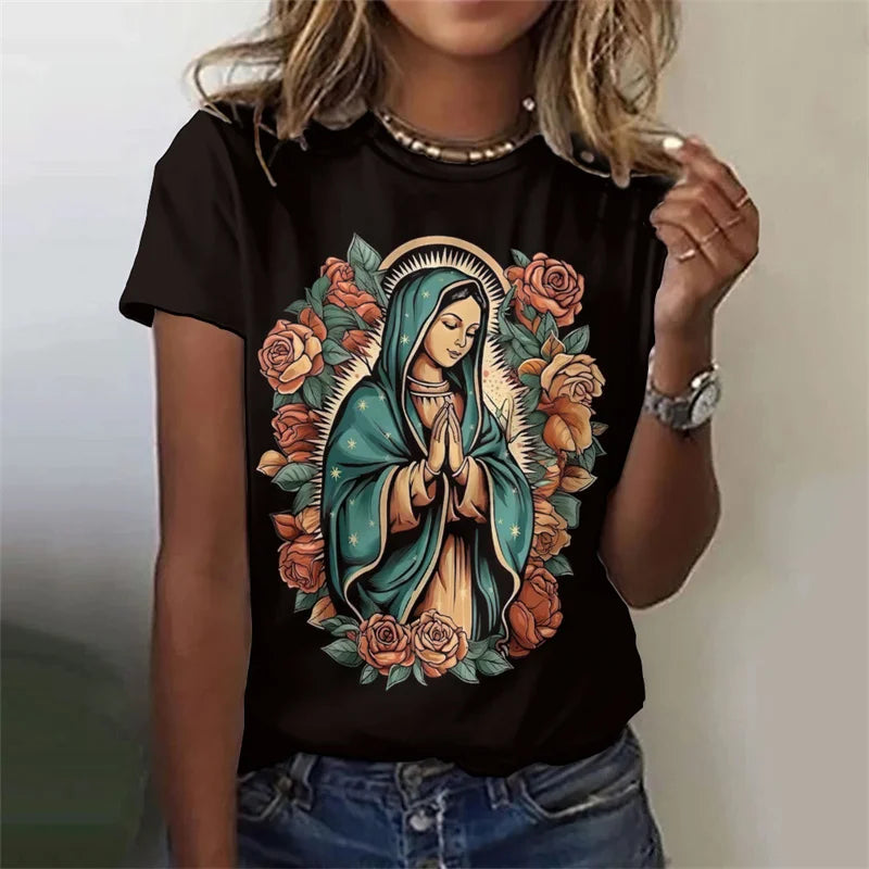 Mary Women's tee multiple colors