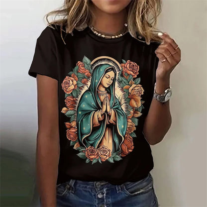 Mary Women's tee multiple colors