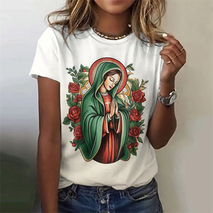 Mary Women's tee multiple colors