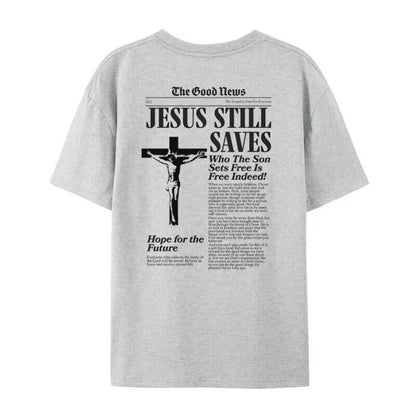 Women Retro Fashion Jesus T-Shirt