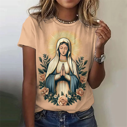 Mary Women's tee multiple colors